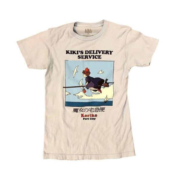 VNT Kiko’s Delivery Service Japanese T Shirt 1989 Unisex Koriko Studio Ghibli - Picture 1 of 11